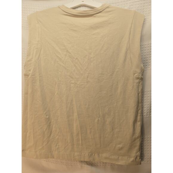 Womens Terry Tank Top A New Day Tan Size Small 6237 - Picture 5 of 6